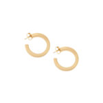 Orecchini Ovali Chic a cerchio in canna vuota Diam. int. mm 25-0